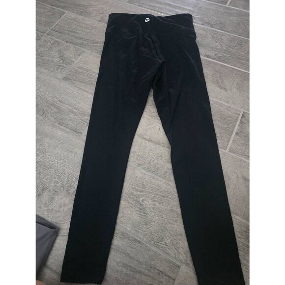 Women's IT Works Two Pair Confidence the Label Leggings Black and Grey Size Medi - Picture 4 of 9